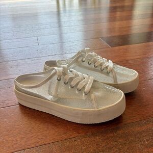 Women's Glitter Platform Sneakers